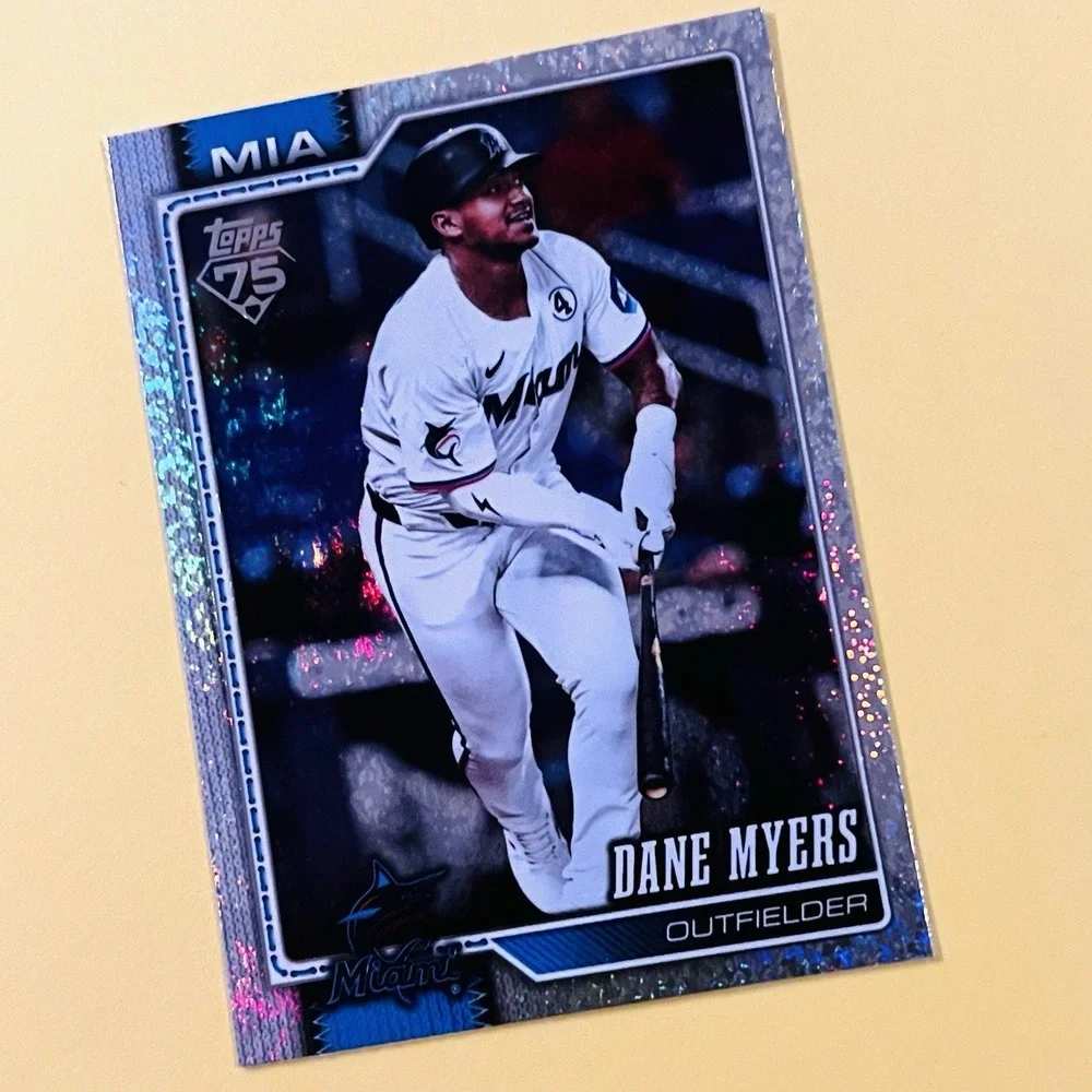 2026 Topps Series 1 Dane‎ Myers #279 Miami Marlins Foilboard Base Card